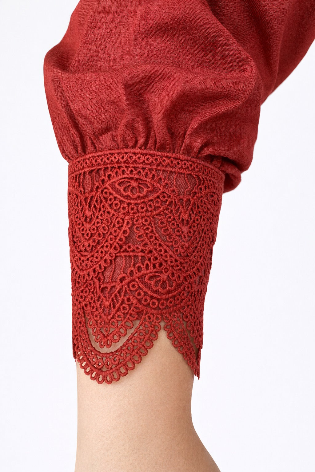 Elegant Rust Button-Detail 2 Piece Suit